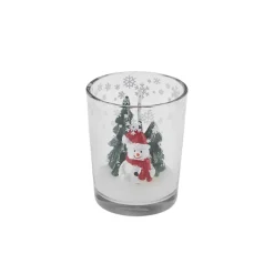 Karaca Weihnachten Kleine Figur Tumbler Kerze, 5,5x6,5cm Multıfarben New