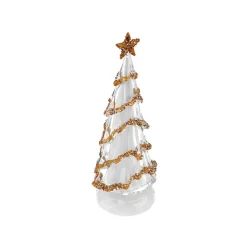 Karaca Weihnachten Led Licht Tannenbaum, 11,5x9,2x27,5 cm Weıß01 Discount