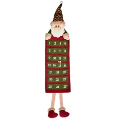 Karaca Weihnachten Weihnachtsmann Adventskalender Grün01 Sale
