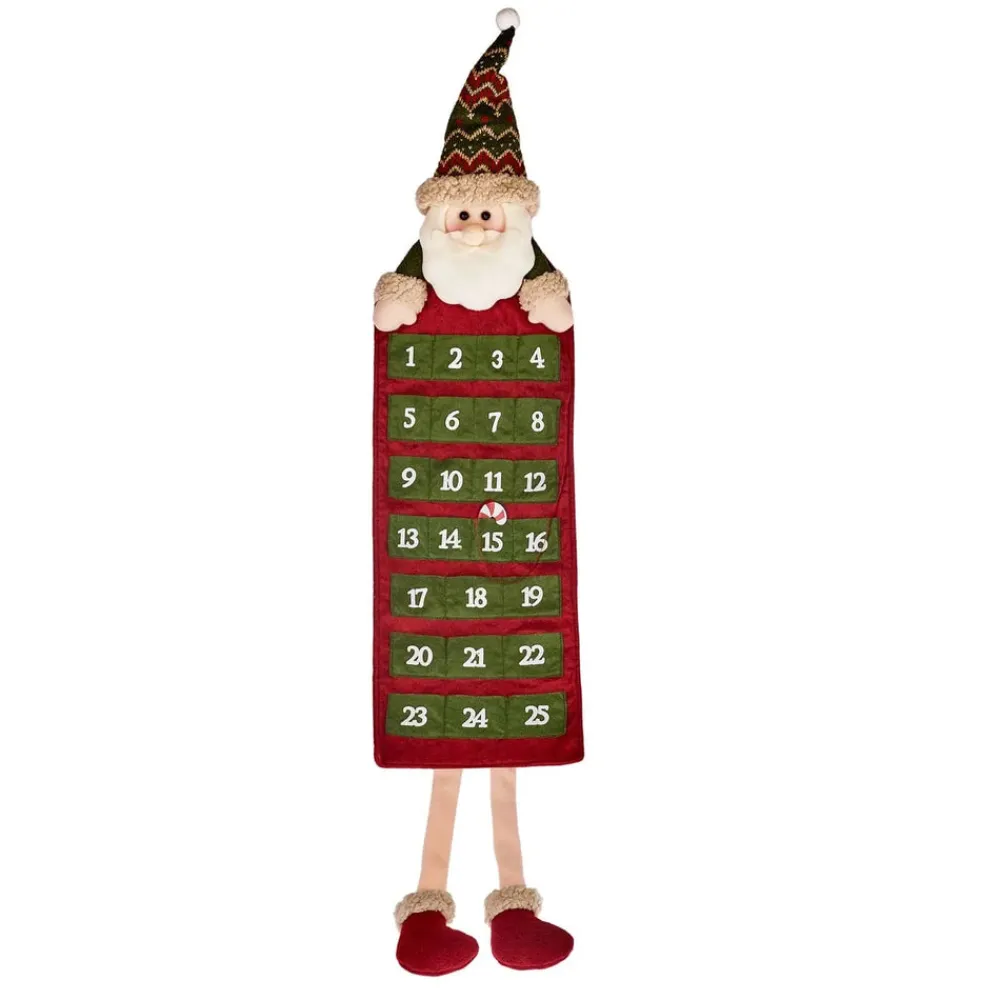 Karaca Weihnachten Weihnachtsmann Adventskalender Grün01 Sale
