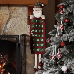 Karaca Weihnachten Weihnachtsmann Adventskalender Grün01 Sale