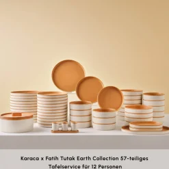 Karaca x Fatih Tutak Earth Collection 57-teiliges Tafelservice für 12 Personen Online