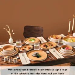 Karaca x Fatih Tutak Earth Collection 57-teiliges Tafelservice für 12 Personen Online