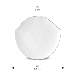 Karaca x Müge Anlı ener Servierteller 27 Cm Gold Sale