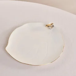Karaca x Müge Anlı Vogel Service Teller 27 Cm Gold Sale