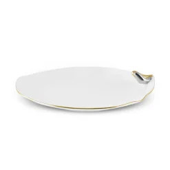 Karaca X Müge Anlı Vogelförmiger ener Kuchenteller 21 cm Gold Hot