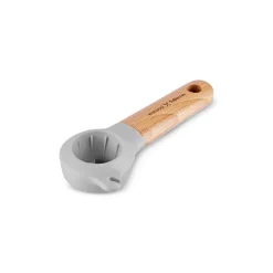Karaca x Refika Gadgets 3-in-1 Flaschenöffner mit Holzgriff Grau02 Discount