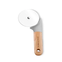 Karaca x Refika Gadgets Pizzaschneider mit Holzgriff Grau02 Online