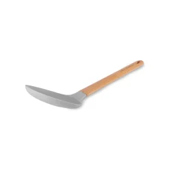 Karaca x Refika Gadgets Silikon-Schaumlöffel mit Holzgriff Grau02 New