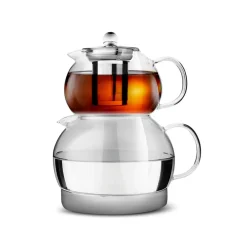 Karaca X REFİKA Gönlübol Glas Teekanne Farblös Clearance