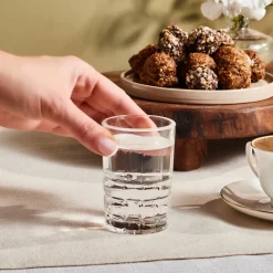 Karaca Yaren, 6-teiliges Becherset für Kaffee, 115ML Klar Hot