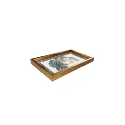 Karaca Zeugma Çingene Kız (Zigeunermädchen) Tablett 25x40 cm Weıß01 Discount