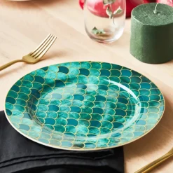 Karaca Zümrüt für 6 Personen Dessert Set , 18 Teilig Multıfarben Online