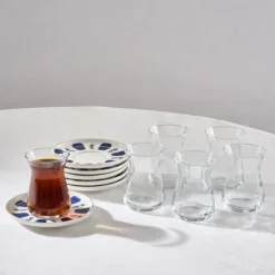 Karaca İznik 12-teiliges Teeservice für 6 Personen Multıcolor Hot