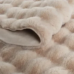 Karaca Kaschmir Teppich 7/24 Cosy Premium Bubble Beige 100x150 cm Beıge01 Clearance