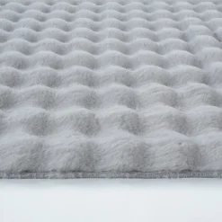 Karaca Kaschmir Teppich 7/24 Cosy Premium Bubble Hellgrau 100x150 cm Hellgrau01 Clearance