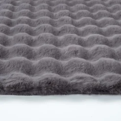 Karaca Kaschmir Teppich 7/24 Cosy Premium Bubble Anthrazit 120x180 cm Anthracıt01 New