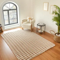 Karaca Kaschmir Teppich Cosy Premium Bubble Beige, 80x150 cm Beıge01 Discount