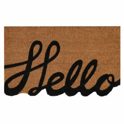 Karaca Kaschmir Teppich Form Hello Coco Fußmatte 45x75 cm Sale