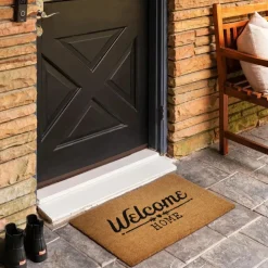 Karaca Kaschmir Teppich Welcome Home Coco Fußmatte 45x75 cm Clearance
