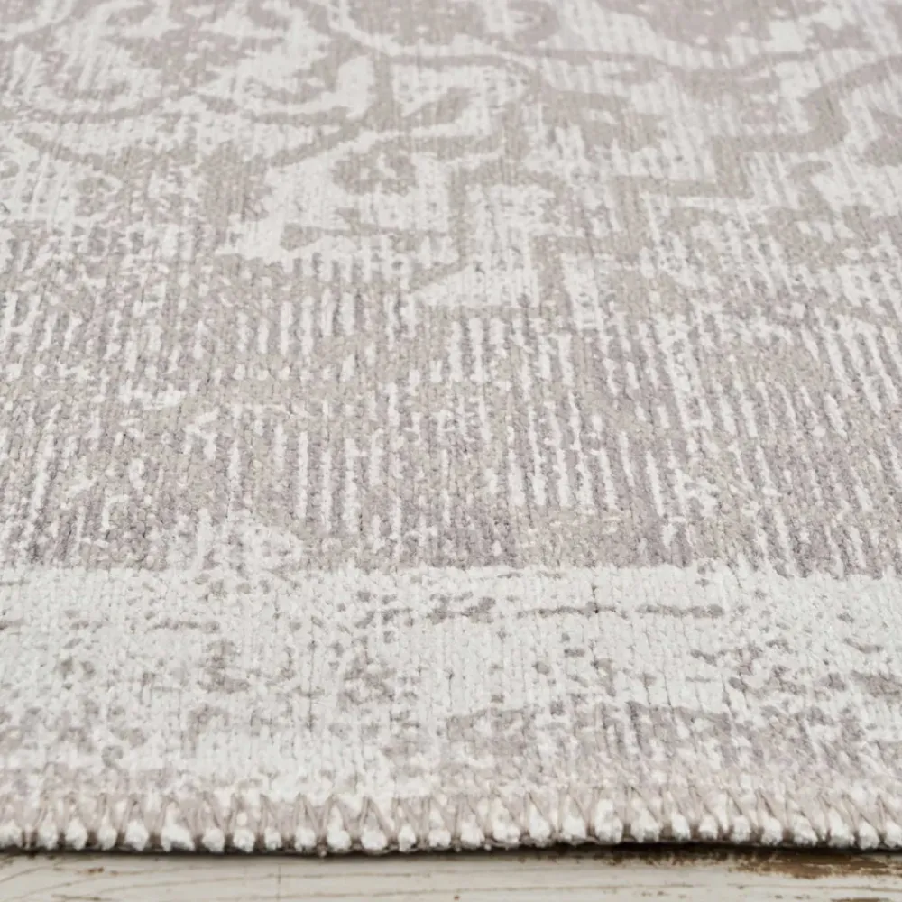 Karaca Kasmir Halı Dekorative Kunst Trend Begonie Doppelseitiger Teppich 160x230 cm Beıge01 Best