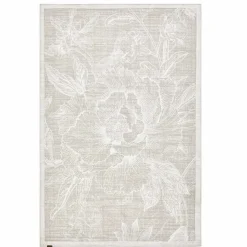 Karaca Kasmir Hali Dekorative Kunst Trend Kamelie Doppelseitiger Teppich 80x150 cm Beıge01 Outlet