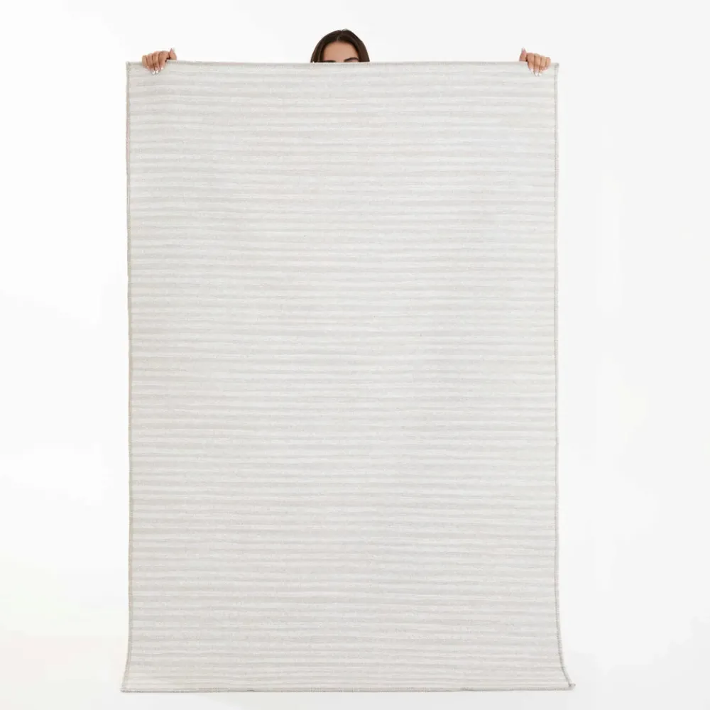 Karaca Kasmir Hali Dekorative Kunst Trend Kamelie Doppelseitiger Teppich 120x180 cm Beıge01 Hot
