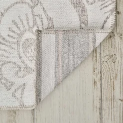 Karaca Kasmir Hali Dekorative Kunst Trend Floral Doppelseitiger Teppich 120x180 cm Beıge01 Clearance