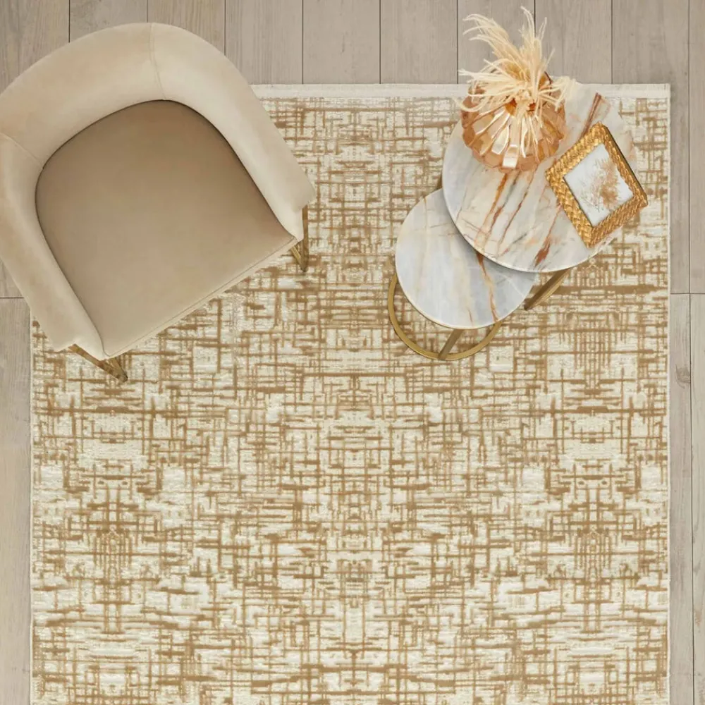 Karaca Kasmir Hali Viskose Modern Lina 160x230 cm Gelb Sale