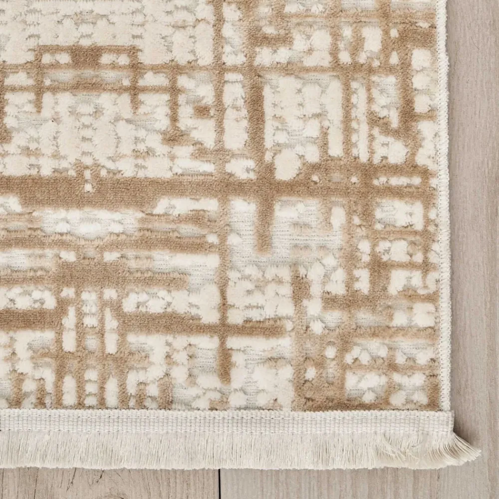 Karaca Kasmir Hali Viskose Modern Lina 160x230 cm Gelb Sale