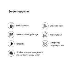 Karaca Kasmir Teppich Seide Artisan Hatai 160x230cm Teppich Sale