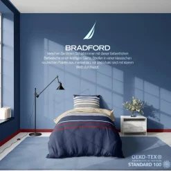 Karaca Nautica Bradford Doppel Bettbezugsset, 200x200, 2x80x80 Best