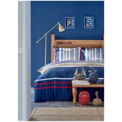 Karaca Nautica Bradford Einzel Bettbezugsset, 135x200, 80x80 Clearance