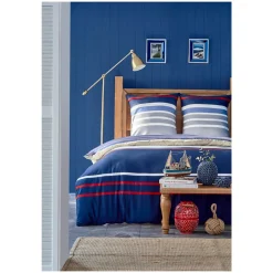Karaca Nautica Bradford Einzel Bettbezugsset, 135x200, 80x80 Clearance
