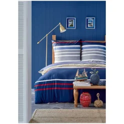 Karaca Nautica Bradford Einzel Bettbezugsset, 135x200, 80x80 Clearance