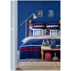 Karaca Nautica Bradford Einzel Bettbezugsset, 135x200, 80x80 Clearance
