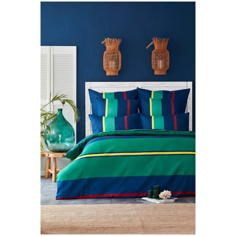 Karaca Nautica Heritage Einzel Bettbezugsset, 135x200, 80x80 Sale