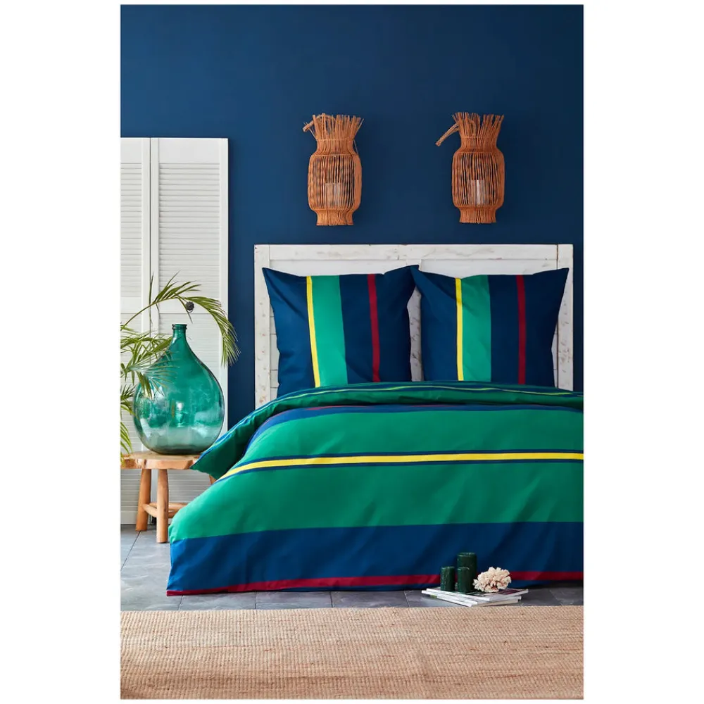 Karaca Nautica Heritage Einzel Bettbezugsset, 135x200, 80x80 Sale