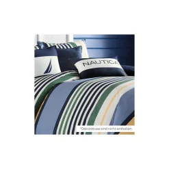 Karaca Nautica Home Dover Bettwäsche Set Satın 155X220 + 80X80 Sale
