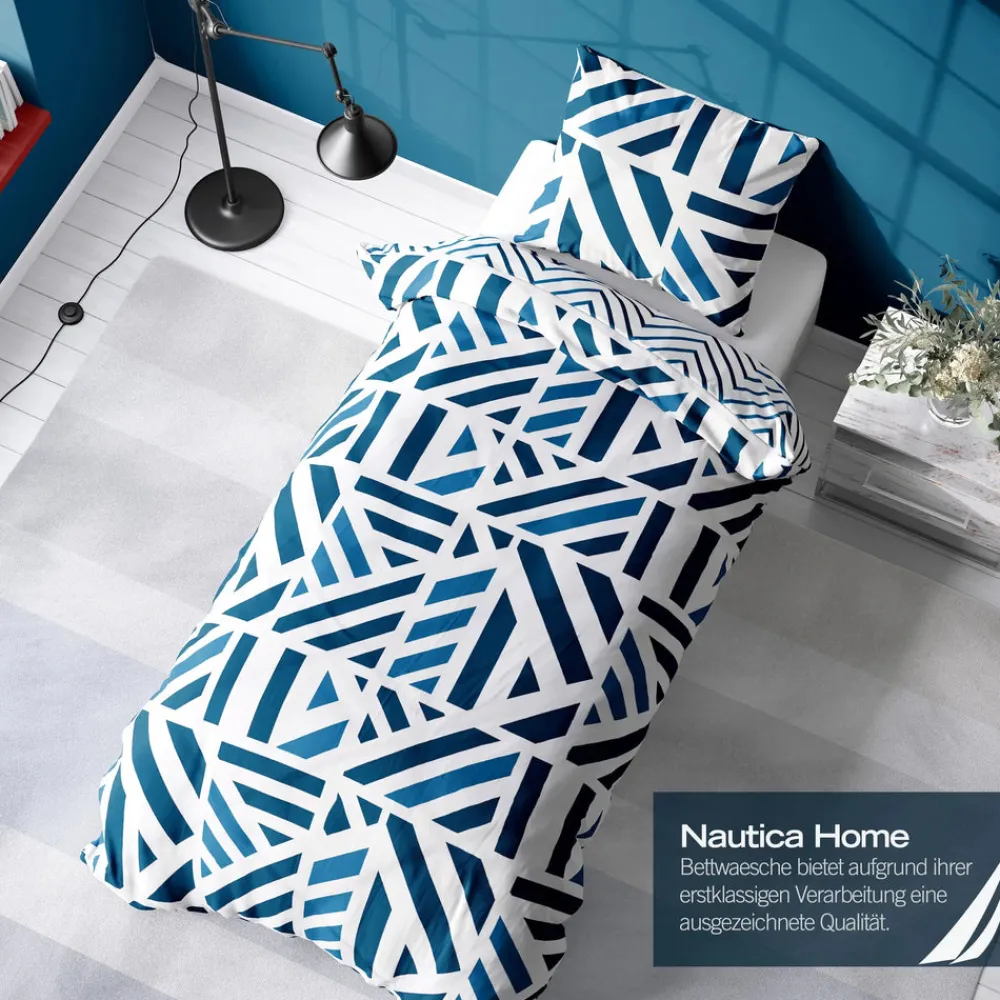 Karaca Nautica Home Orıon Bettwäsche Set 100% Baumwolle 135X200 + 80X80 Online