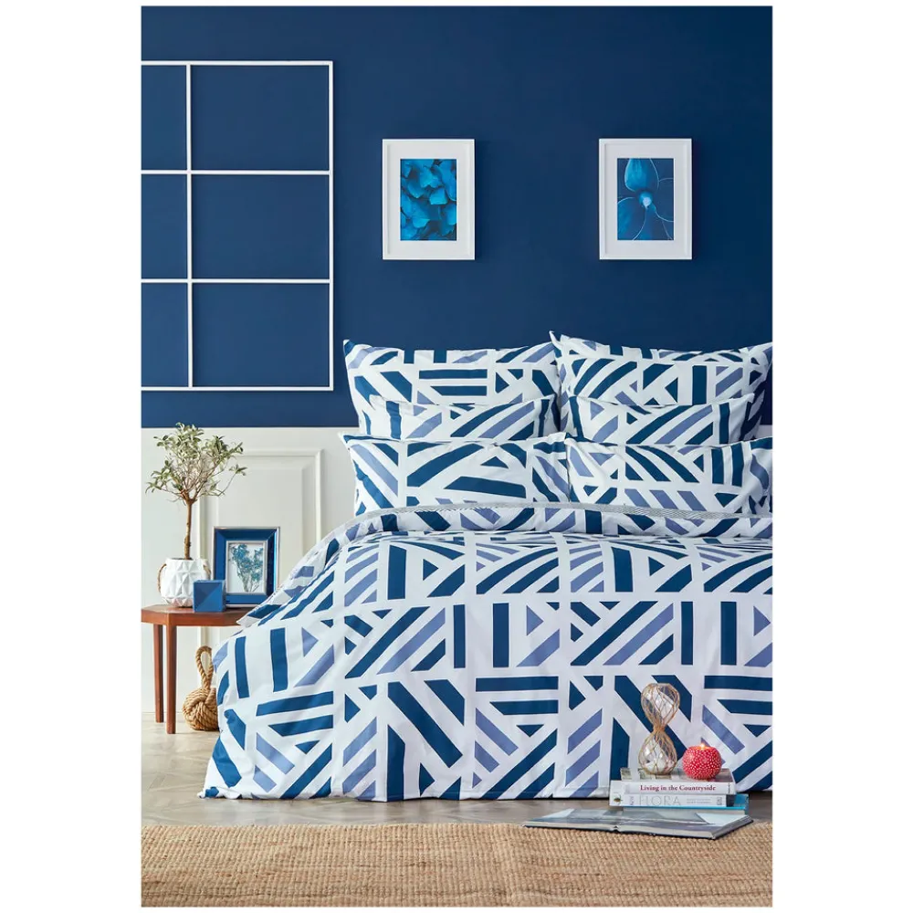 Karaca Nautica Home Orıon Bettwäsche Set 100% Baumwolle 135X200 + 80X80 Online