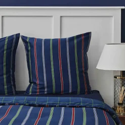 Karaca Nautica Home Ray Bettbezug aus 100 % Baumwolle, 200 × 200 cm, Navy Blue Multi - Hot