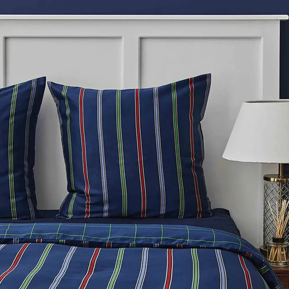 Karaca Nautica Home Ray Bettbezug aus 100 % Baumwolle, 200 × 200 cm, Navy Blue Multi - Hot