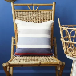 Karaca Nautica Home Stripe Kissen mit Füllung Hot