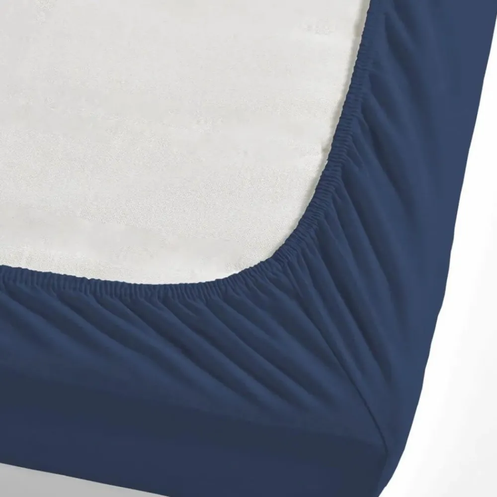 Karaca Nautica Jersey Spannbetttuch, Marineblau, 140x200cm Lıght Grey Dark Grey Outlet