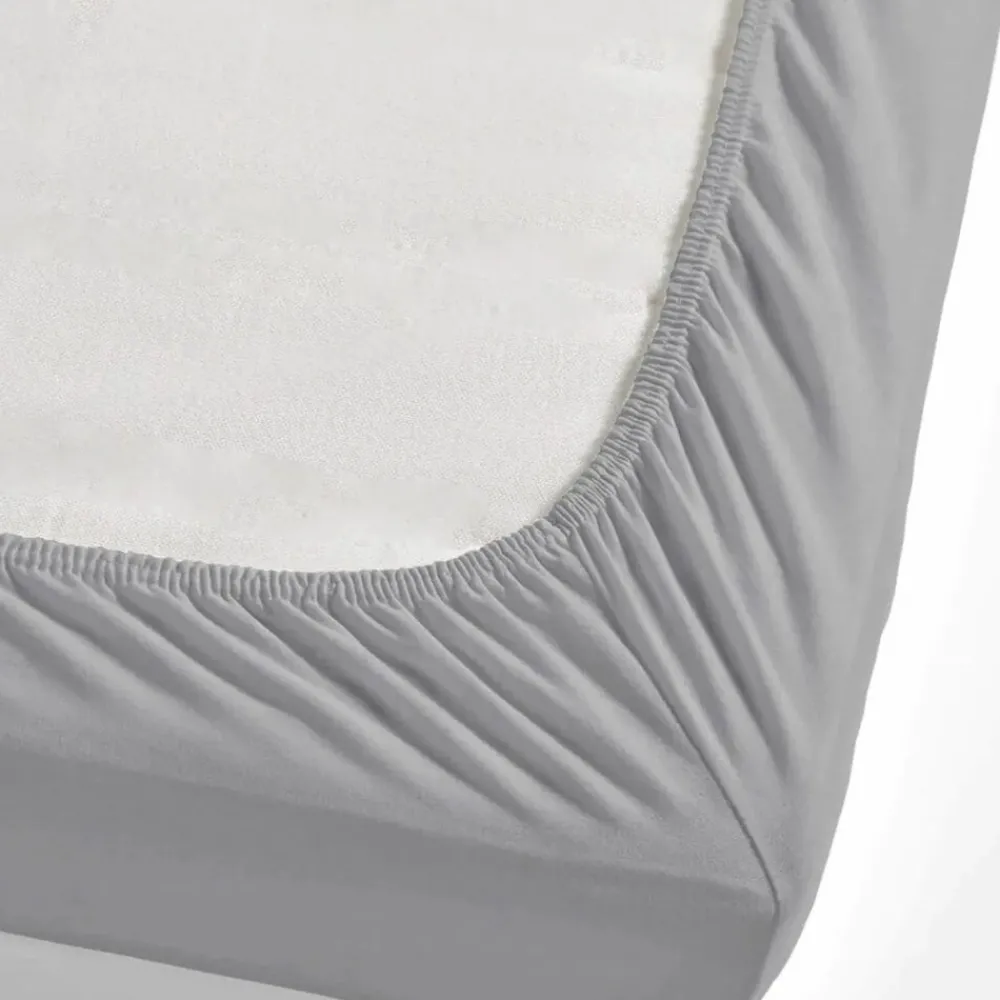Karaca Nautica Jersey-Spannbetttuch, Silbergrau, 140x200cm Sılver Gray Hot