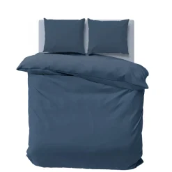 Karaca Nautica Solid Double İndigo Bettbezugsset, 200x200, 2x80x80 Discount