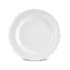 Karaca Perla, Melamin‐Tortenplatte, 23cm, Weiß Weıß01