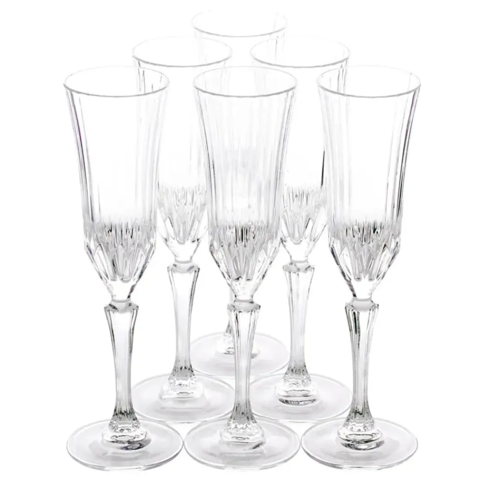 Karaca Rcr Adagio Sektglas, 6 teilig, 180 ml Weıß01 Outlet