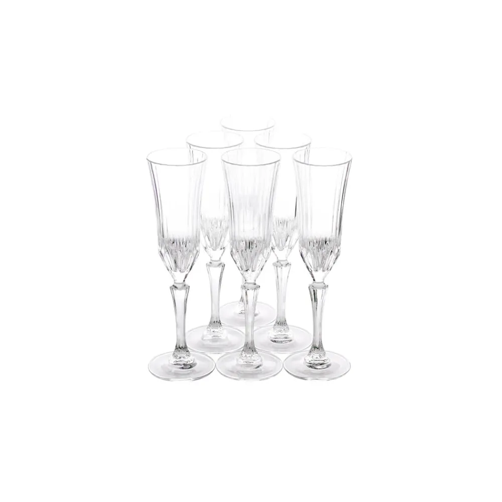Karaca Rcr Adagio Sektglas, 6 teilig, 180 ml Weıß01 Outlet